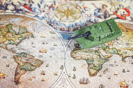 Tank battle for the first of the modern world