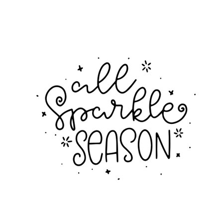 Hello September lettering. Calligraphy inspiration graphic design typography element. Hand written postcard. Cute simple vector sign.のイラスト素材