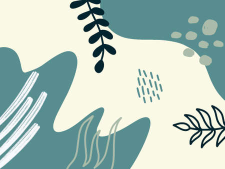 Hand drawn Abstract Memphis Pattern. Texture can be used for wallpaper, pattern fills, web page background, surface textures, fabric print.のイラスト素材