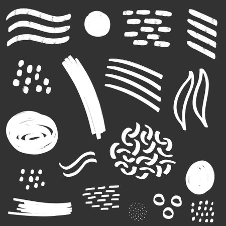 Set of hand drawn doodle elements for your design. Vector illustration.のイラスト素材