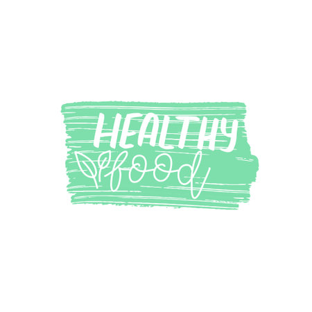 Happiness hand drawn lettering. Motivational phrase. Vector illustration.のイラスト素材