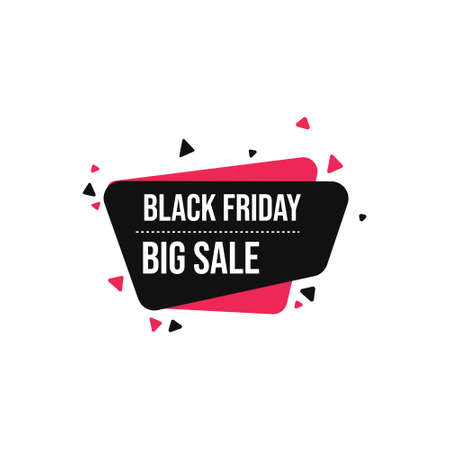 Black Friday Sale Sticker Labelのイラスト素材