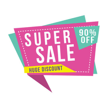 Special Sale Banner, DIscount label, Big Sale. Vector illustration.のイラスト素材