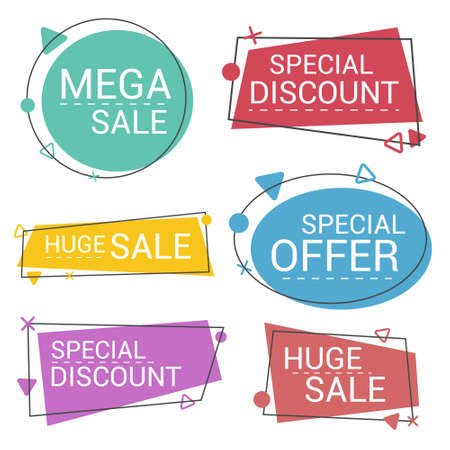Special Sale Banner, DIscount label, Big Sale. Vector illustration.のイラスト素材