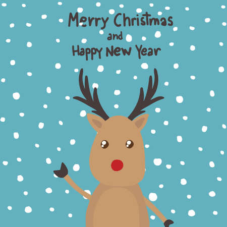 Merry Christmas lettering. Can be used for posters, gift cards, etc. Vector illustration. Happy holidays. Holly jolly.のイラスト素材
