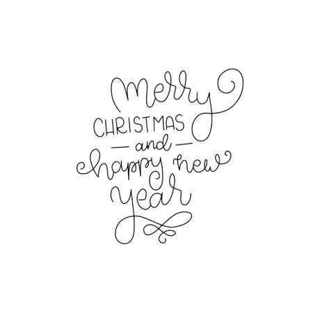Merry Christmas. Cute Merry Christmas card design. Typography design postcard. Can be used for banners, invitations, greeting cards, postcards, gifts and others.のイラスト素材