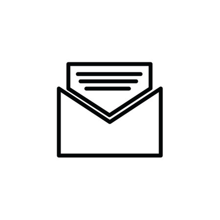 Envelope icon vector. letter icon vector.のイラスト素材