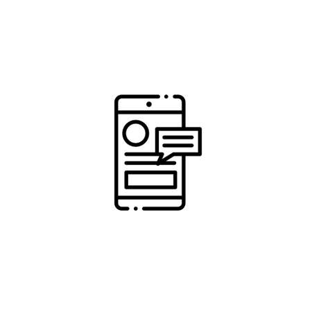 Business social media icons. Data analysis, planning, presentation, meeting, following, messaging, video, internet.のイラスト素材