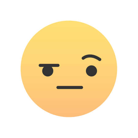 Cute emojic-emoticon icon. Vector illustration.のイラスト素材
