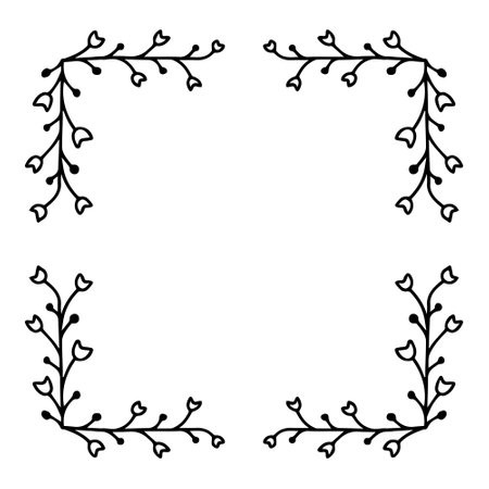 Hand drawn doodle pen brushes. Set of hand drawn grunge strokes and graphic elements.のイラスト素材