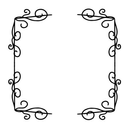 Hand drawn doodle pen brushes. Set of hand drawn grunge strokes and graphic elements.のイラスト素材