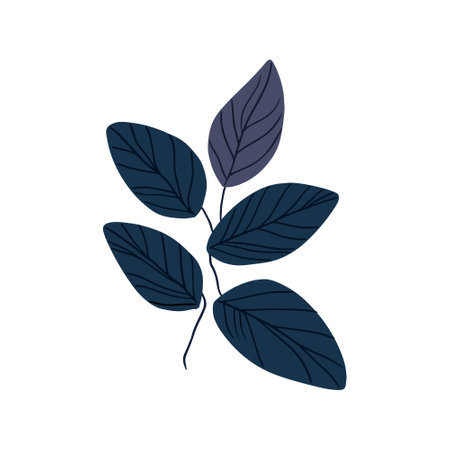 branch with leafs plant ecology icon vector illustration design vector illustration designのイラスト素材