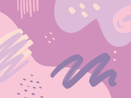 Abstract background with hand drawn textures. Vector illustration in pastel colors.のイラスト素材