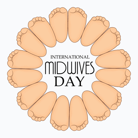 International Midwives dayのイラスト素材