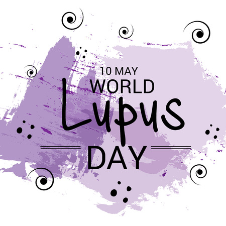 World lupus day background.のイラスト素材