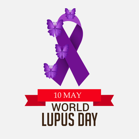 World lupus day background.のイラスト素材
