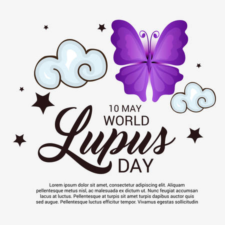 World Lupus Day Background.のイラスト素材