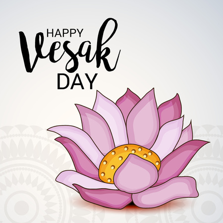 Happy Vesak Day.のイラスト素材