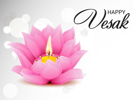 Happy Vesak Day.のイラスト素材