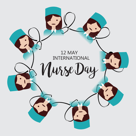 International Nurse Day.のイラスト素材