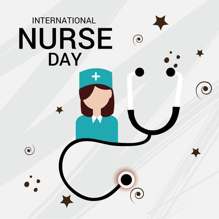 International Nurse Day.のイラスト素材