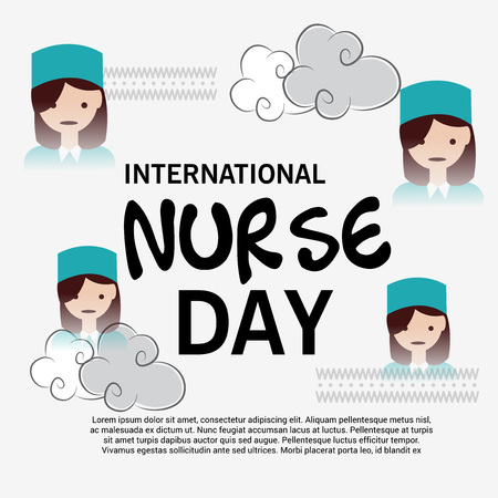 International Nurse Day.のイラスト素材