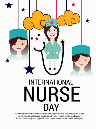 International Nurse Day.のイラスト素材