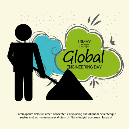 IEEE Global Engineering Day.のイラスト素材