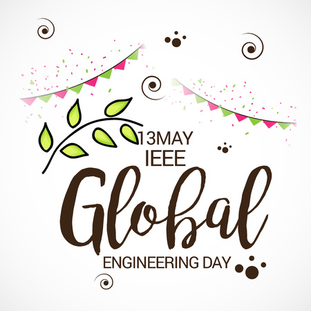 IEEE Global Engineering Day.のイラスト素材