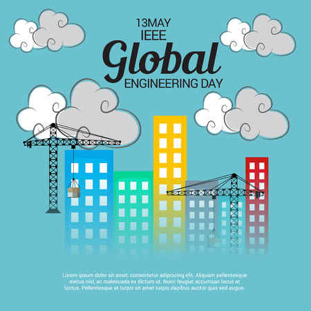 IEEE Global Engineering Day.のイラスト素材