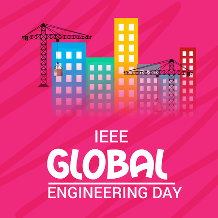 IEEE Global Engineering Day.のイラスト素材