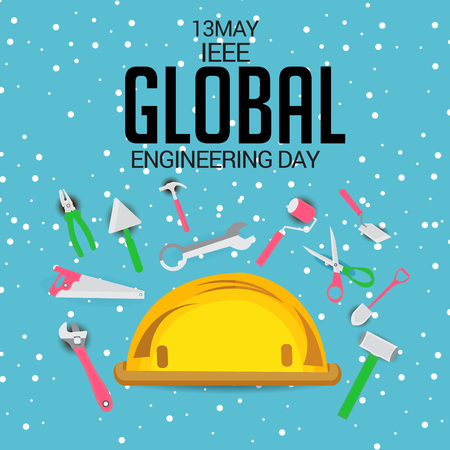IEEE Global Engineering Day.のイラスト素材