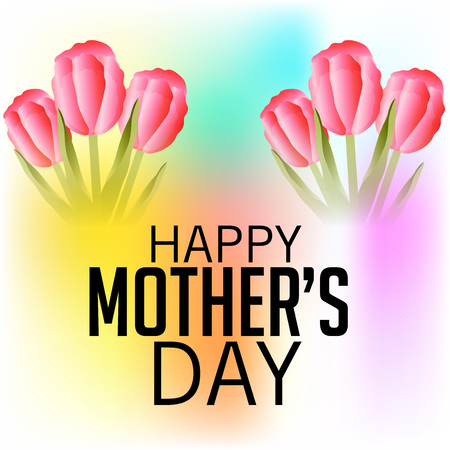 Happy Mothers Day.のイラスト素材