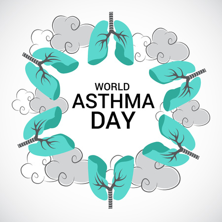 World Asthma Day.のイラスト素材