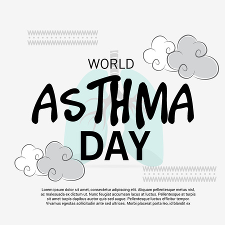 World Asthma Day.のイラスト素材