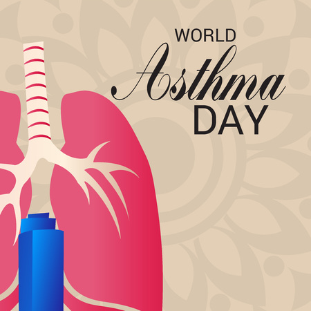 World Asthma Day.のイラスト素材