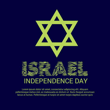 Israel Independence Day.のイラスト素材