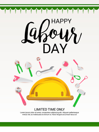 Happy Labour Day.のイラスト素材