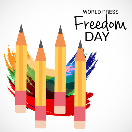 World press freedom day.のイラスト素材