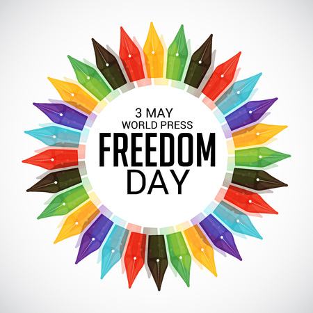 World press freedom day.のイラスト素材