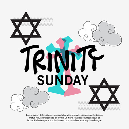 Trinity Sunday Background.のイラスト素材