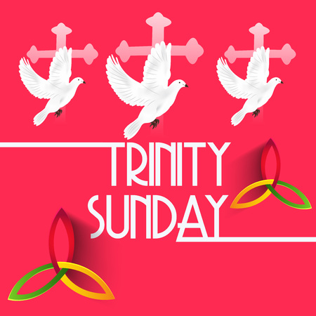 Trinity Sunday Background.のイラスト素材