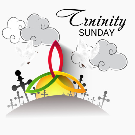 Trinity Sunday Background.のイラスト素材