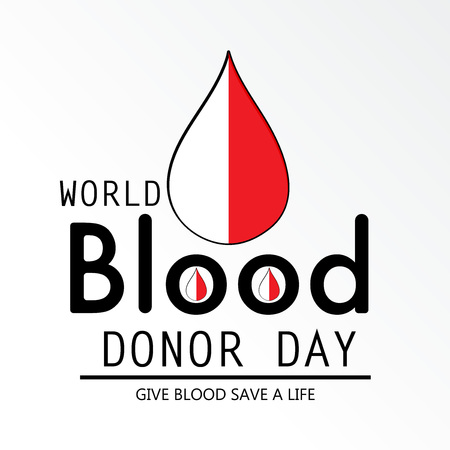 World Blood Donor Day concept.のイラスト素材