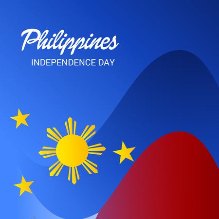 Philippines Independence Day.のイラスト素材