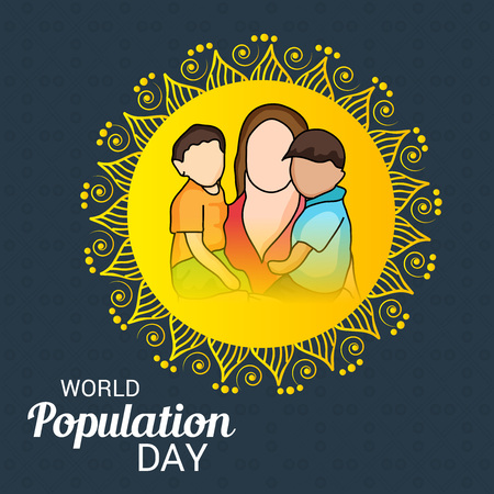 World Population Day.のイラスト素材