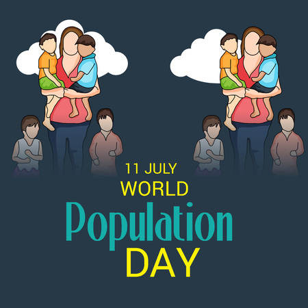 World Population Day.のイラスト素材