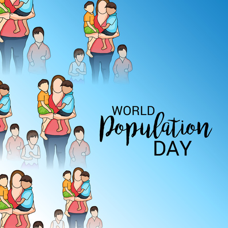 World Population Day.のイラスト素材