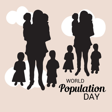 World Population Day.のイラスト素材