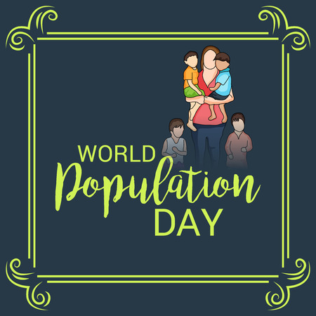 World Population Day.のイラスト素材